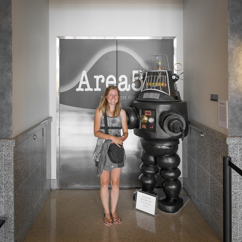 Area 51 Exhibit at the National Atomic Testing Museum