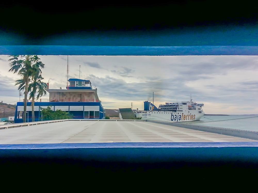 There's the ferry, but still waiting… There's the ferry, but still waiting…