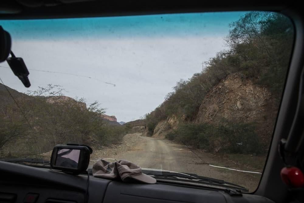 This, it turns out was the road we needed to take. That will teach us for relying on technology over scraps of paper.
