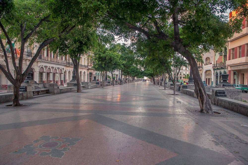 At certain times of day the crowded Paseo del Prado was free of both scammers and salespeople. But then, there wasn't much else to see there then either…