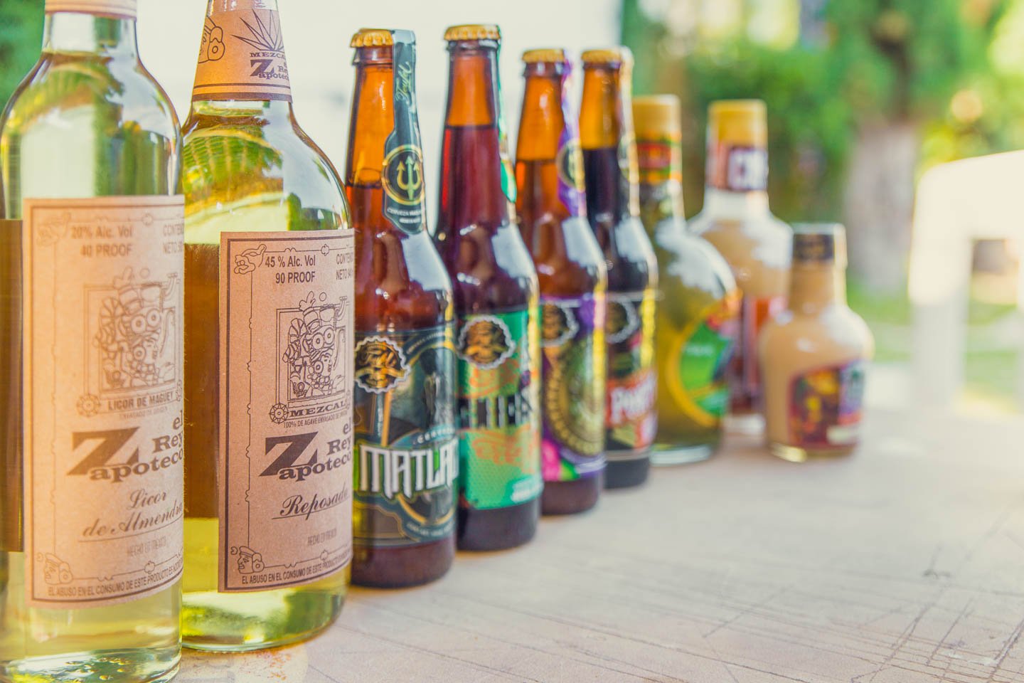 Technically four of these were beers, because, well, why wouldn't you buy beer at a mezcal festival?