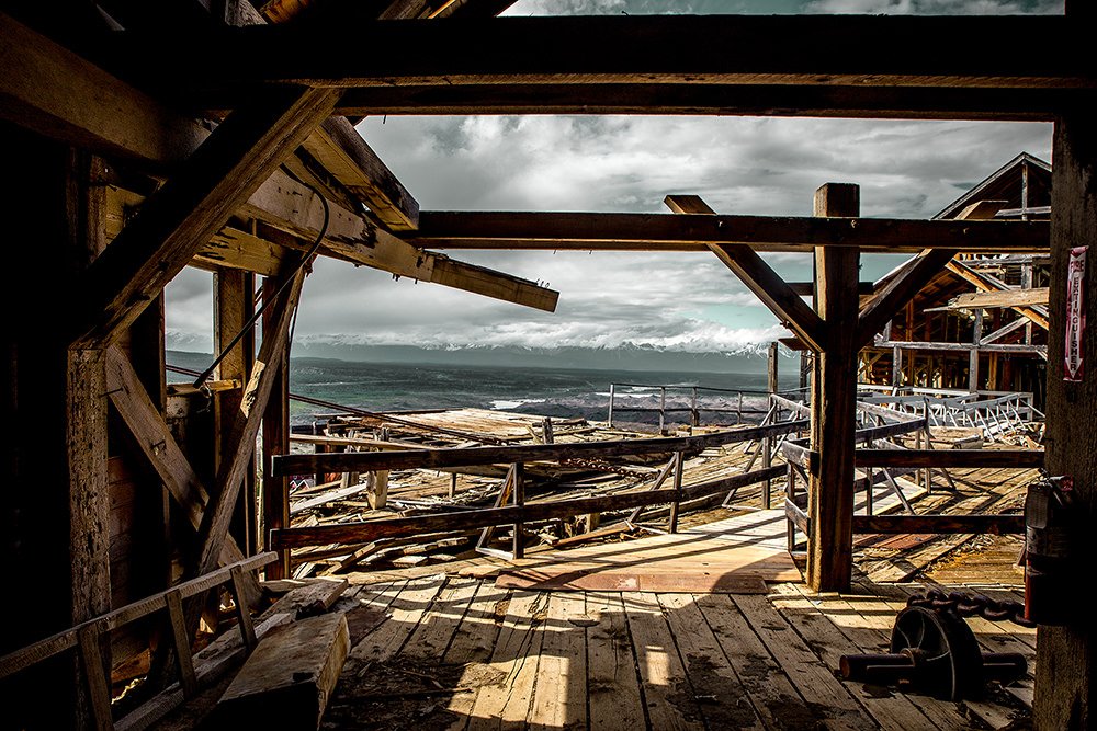 View from the top of the Kennecott Mill Building