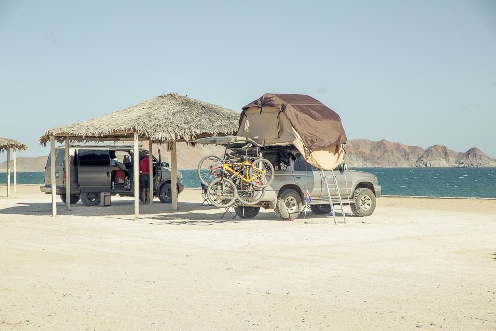 Perfect spot for beach camping