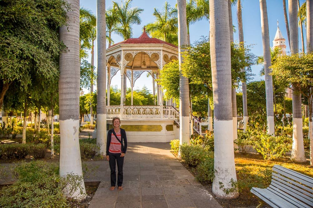 El Fuerte's central plaza El Fuerte's central plaza