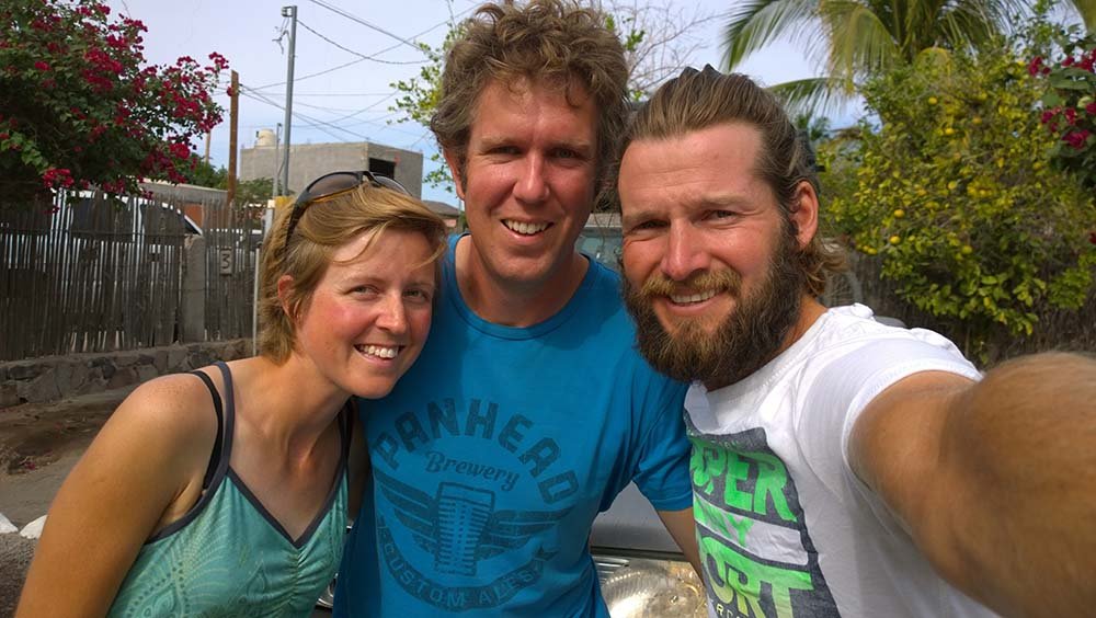 Two Flightless Kiwis and Jamie